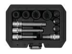 TOYA Féknyereg szerelő dugókulcs készlet 11 részes 3/8" 1/2" CrV (YT-06808) (YT-06808)