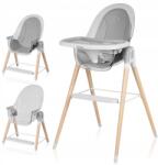 Lionelo Etetőszék Gyerekeknek Tálca Ülőke Lionelo Maya 2IN1 Fa (LO-MAYA WHITE)