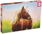 Educa Puzzle Educa din 500 de piese - Horse at sunrise (EDU19000) Puzzle
