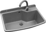 Pyramis Max lavoar de grădină cu baterie 61x44 cm plastic 070178801 O (070178801O) Chiuveta