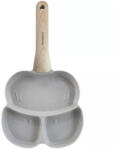 Klausberg Tigaie cu 3 compartimente Klausberg KB 7824, 19 cm, Finisaj marmura, Inductie, Gri (KB 7824)