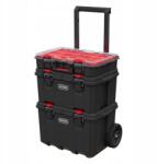 Keter 3 db-os 150l-es Keter Stack'N'Roll 17210365 Gurulós Szerszámosláda Szett (Stack'N'Roll)