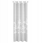  Függöny 140x250 Estella fehér levelek készre szerelve (GS080345)
