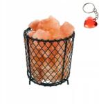 Globo Dekoratív sós asztali lámpa Stone 28304, E14, 17cm, ajándék (28304)