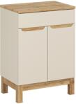 Comad Set dulap Comad Bali Cashmere BALI CASHMERE 82-60-46-2D, blat Comad Adel Oak BLAT UN. 89-60-B WOTAN (SETBACBWOTAN60CM)