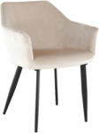 TEMPO KONDELA Szék, szövet bézs/fekete lábak, ODOVEL
