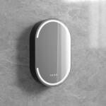 Welland Venaria 2in1 LED tükör beépített tároló szekrénnyel - fényerő + színhőfok állítás + páramentesítő + óra - 50 x 80 cm