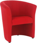 TEMPO KONDELA Klub fotel, piros, CUBA - pepita