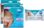 Canpol babies Canpol babies, set pentru mame dupa nastere: chiloti postnatali, marime S/M, 2 buc. + servetele umede, 60 buc