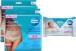 Canpol babies Canpol babies, set pentru mame dupa nastere: chiloti postnatali, marime L/XL, 2 buc. + servetele umede, 60 buc