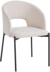 TEMPO KONDELA Étkezőszék, bézs/fekete, LONKA