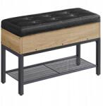 MS Cipőtartó Szekrény Puha Ülőfelülettel És Tárolórekesszel Sonoma Polc (MS2858BO11)