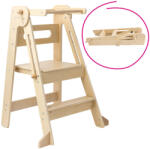 Tempo Montessori összecsukható tanulótorony, természetes, URIAN