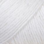 DROPS Design Bomull-Lin Uni Colour 01 White Kötőfonal (103701)