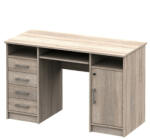 TEMPO KONDELA PC asztal, tölgy sonoma, B9 NEW - pepita