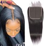  Brazil emberi haj, 100% Remy haj, természetes hajvonal, csak 6x6 zárással, 18 hüvelyk