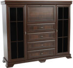 Tempo vitrines szekrény bárszekrénnyel, samoa king, KORA KK7