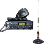 PNI CB rádióállomás President TAYLOR IV ASC, Scan, 4W, 12-24V és CB antenna PNI ML70, 70cm, 26-30MHz, 200W