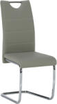 TEMPO KONDELA Étkezőszék, világosszürke/világos varrás, ABIRA NEW - pepita