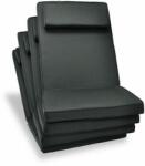 Divero Ülőpárna készlet magas székre Garth antracit 4 db (GL06006_SL4)