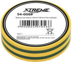 XTREME PVC szigetelőszalag sárga-zöld 15 mm × 10 m - 54-006- (54-006)