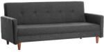 Asir NARA kétszemélyes kanapé, sötétszürke 859FTN2813 (AS3195)