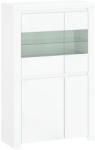 Tempo Vitrin 2D2W, fehér fényes, LINDY