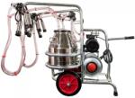 Emt Aparat de muls vaci 2 posturi EMT 2+2 cu 2 bidoane INOX 25 litri (EMT2+2S25) - motosape-motocoase