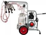 Emt Aparat de muls vaci 3 posturi EMT 3+1 MA un bidon ALUMINIU 40 litri (EMT3+1MA40) - motosape-motocoase