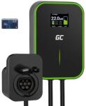 Green Cell Wallbox EV PowerBox 22kW RFID 2. típusú aljzattal (EV15RFID)