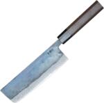 Dellinger Nakiri Knife 170 mm - KIYA Suminagashi Damascus 11 layers