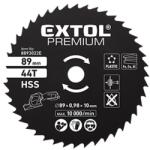 MB ALKATRÉSZ körfűrészlap, HSS, 89mm, 44T a 8893022 mini körfűrészhez, műanyagra, puhafémekre, gipszkartonra (8893022E)