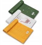Lionelo Dino Bamboo Box bambusz pelenka szett 70x70 cm - multicolor 3 db