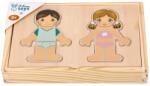 AdamToys Joc magnetic de îmbrăcat Copiii lumii