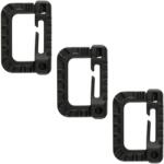 M-Tac Carabină M-Tac D-ring Black - 3 buc