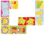 Goki Joc de domino Safari 28 piese din lemn