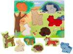 Adam Toys Puzzle tactil 3D Animale din pădure Puzzle