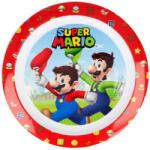  Super Mario mintás műanyag mikrózható lapostányér