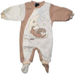  Trimex pamut, elöl patentos rugdalózó (62) mogyoró/natúr holdon alvó maci