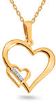 Heratis Forever Összefonódó szívek medál gyémántokkal BSBR019P
