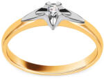 Heratis Forever Arany eljegyzési gyűrű gyémánt 0.040 ct kollekcióval Mindig BSBR012M