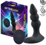 Afterdark - vibrációs prosztata masszírozó (fekete) - erotikashow