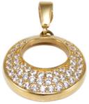 Ékszershop Köves kör alakú arany medál (1322975)