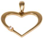 Ékszershop Szív arany medál cirkónia kővel (1322848)