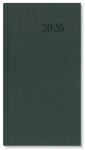 PD Calendar Határidőnapló Period Standard Zsebnaptár álló zöld műbőr 2026