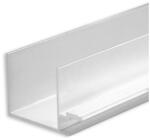 Ledium LED gipszkarton árnyékfúga profil, 8 mm, ezüst eloxált alumínium, 2m (OH9113837)