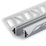 Ledium LED csempe profil belső sarok, ezüst eloxált alumínium, 2m (OH9113817)