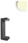 LEDIUM Poller-1 kültéri LED állólámpa, 8W, 315lm, 3000K melegfehér, CRI83, IP54, 10x10x30cm, fekete (OH9114266)