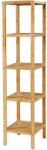 SONGMICS Fürdőszobai polc bambuszból, 5 szintes álló polc (BCB55Y) - bontour