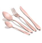 Berlinger Haus 24 darabos evőeszköz készlet - rozsdamentes acél - Black Rose arany (BH-3076)